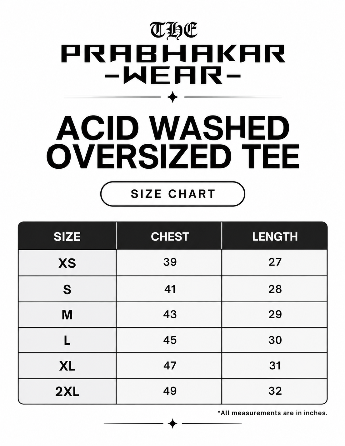 GOATED / Unisex Acid Washed Oversized Tee